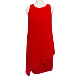 Tahari Dress Size 2 Laser Cut Overlay
